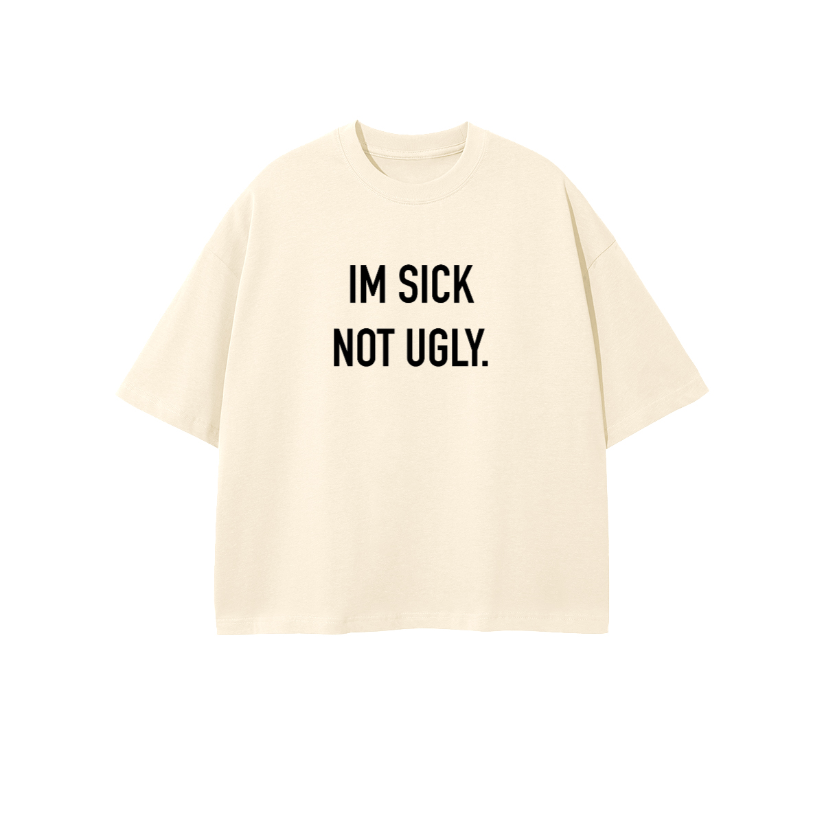 Not Ugly cropped Oversized Tee