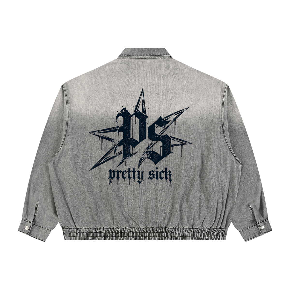 PS Vintage Wash Full-Zip Denim Jacket