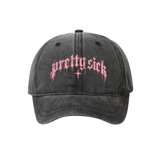Pretty Sick Vintage Short Brim Baseball Cap